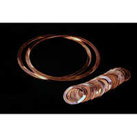 Copper Gasket - Standard Ring Gasket , Golden Color For Industrial & Commercial Gas Applications