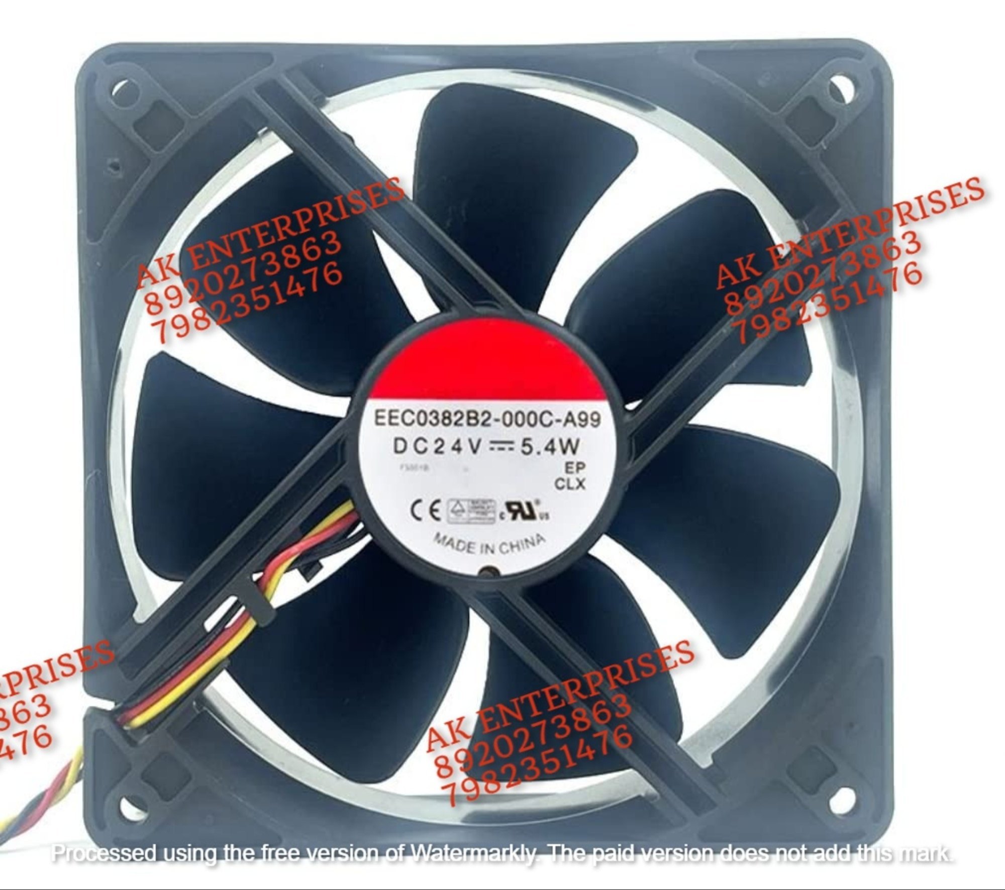 SUNON EEC0382B2-0000-A99 Axial Fan 24V-5.4W DC Brushless Air Cooling fan 2600 RPM 120 * 120 * 38mm 2-Wire