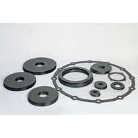 Graphite Cut Gasket - Graphite Material, Standard Size, Silver Color | Hard Ring Gasket For Industrial & Commercial Gas Applications