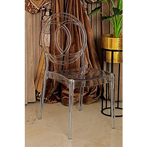 Plastic Glass Chair - Color: Different Available