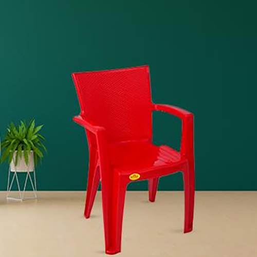 Plastic Red Color Boss Chair