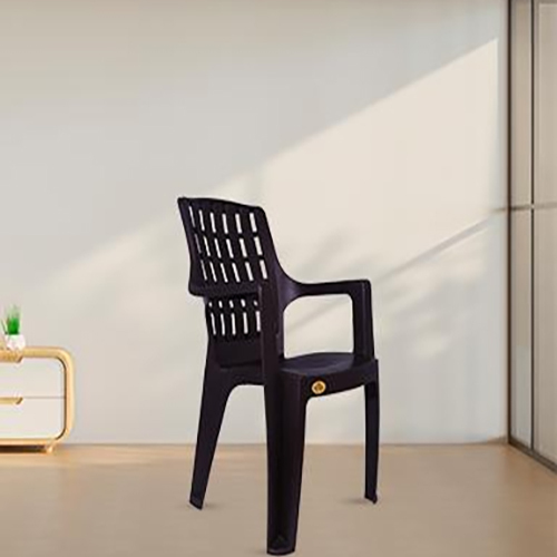 Plastic Mat Brown Leisure Chair