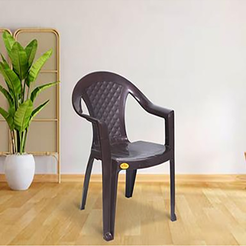 Mat Brown Plastic Chair