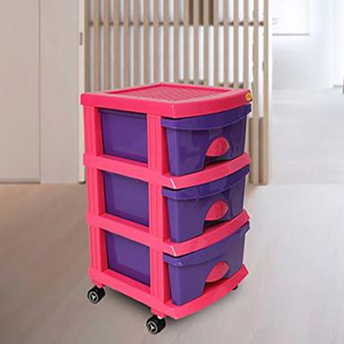 High Quality 3 Tier Plastic Drawer