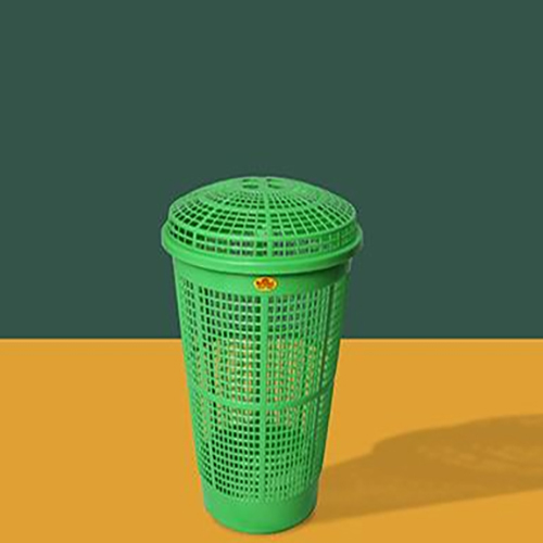 Green Plastic Laundry Basket - Color: Different Available