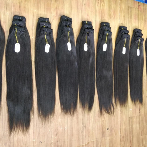 Straight Wefted Hair Extension