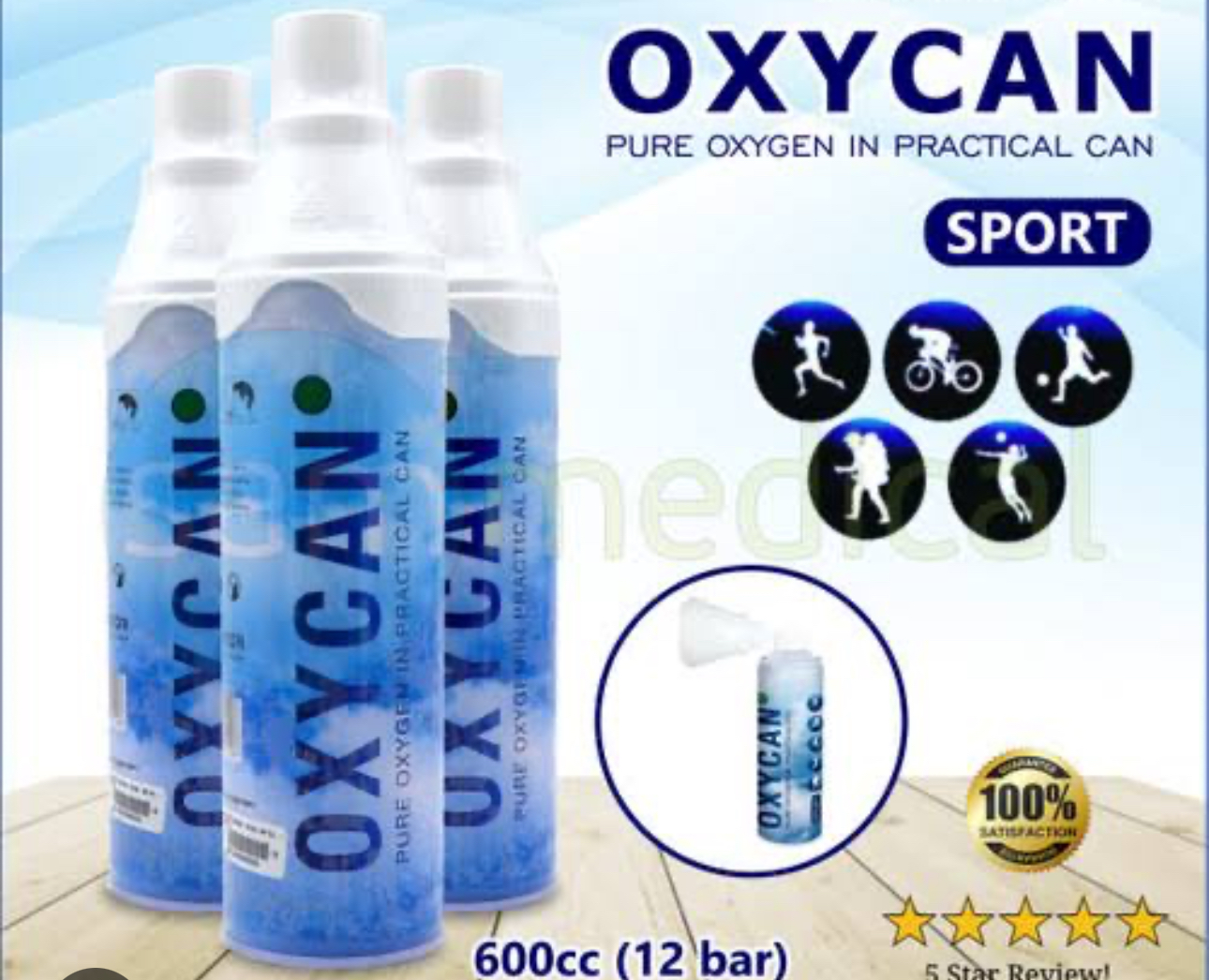 Portable Oxy Can - Age Group: Suitable For All Ages