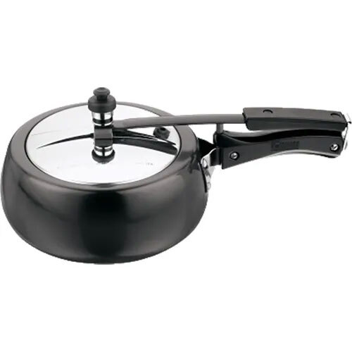 Cute Svachh Pressure Cooker - Stainless Steel, Coated Surface Treatment , Non-Stick Design with Plastic Handle