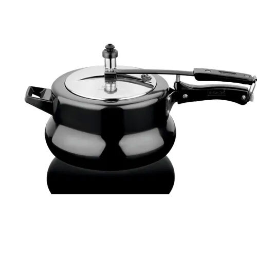 Black Pressure Cooker Ss Lid - Feature: Non-Stick