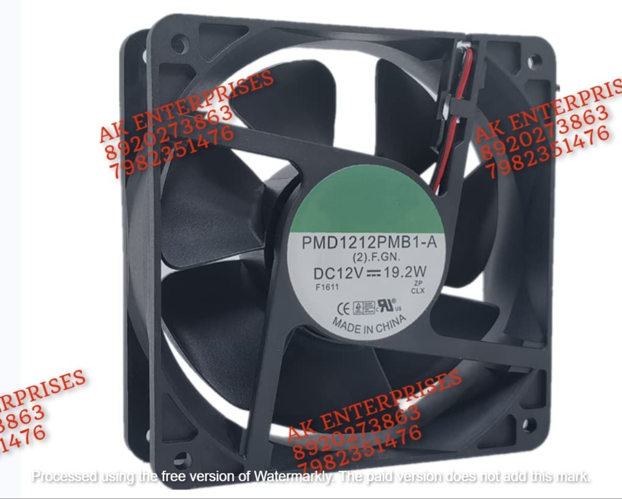 SUNON PMD1212PMB1-A Axial Fan 12V-19.2W DC Brushless Air Cooling Fan 4200 RPM 120 * 120 * 38mm 3-Wire