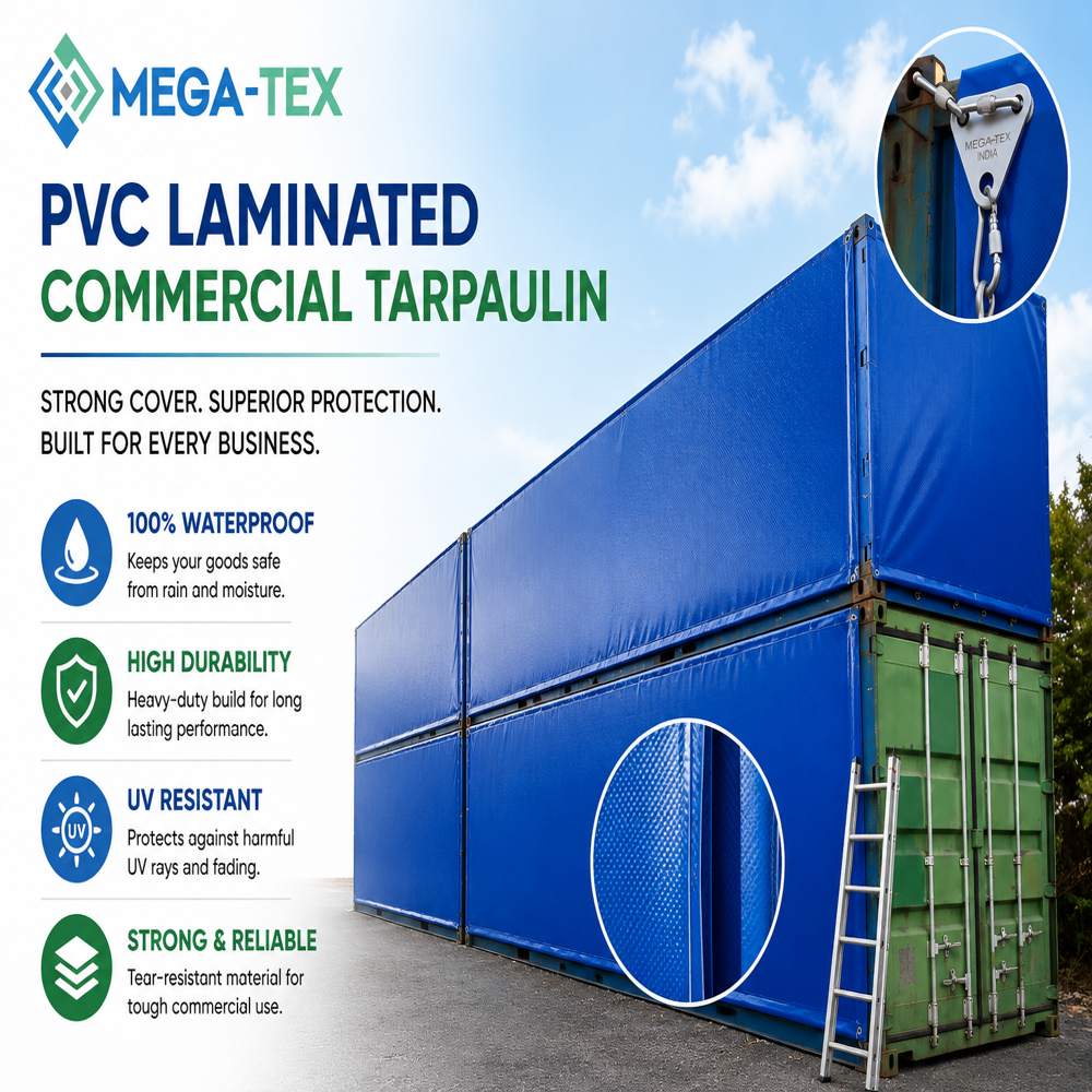 PVC Laminated Commercial Tarpaulin