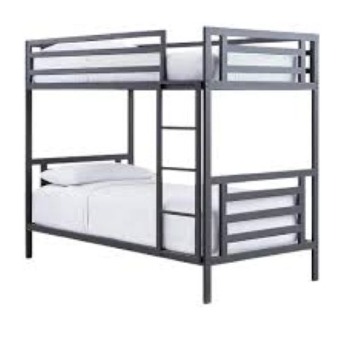 Iron Bunk Bed - Iron Material , Ideal for Hostel Usage and Space-saving Design