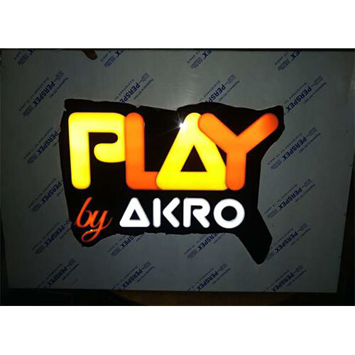 Acrylic Lit Logos - Application: Advertising And Promotion