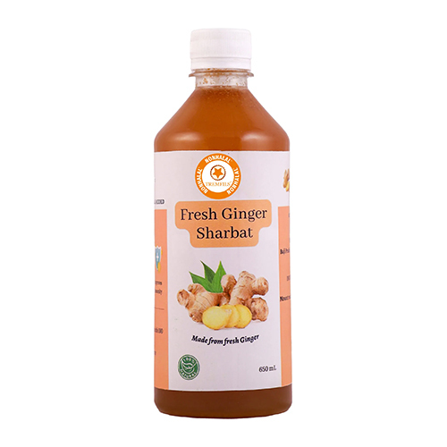 650 Ml Fresh Ginger Sharbat - Alcohol Content (%): Nil