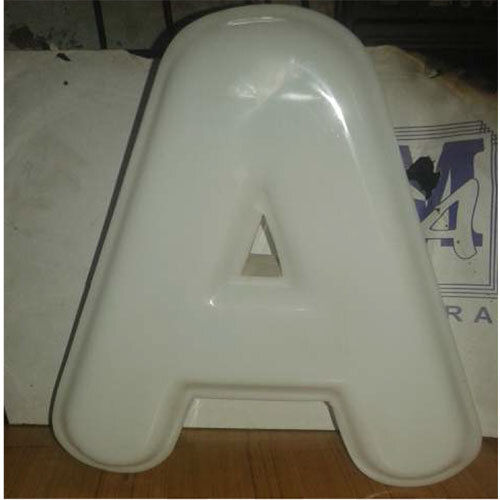 Acrylic Led Letter - Color: White