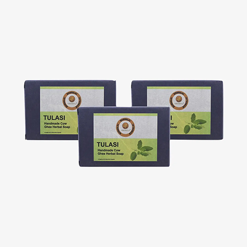 100 Gm Tulsi Cow Ghee Soaps Pack Of 3 - Feature: High Quality