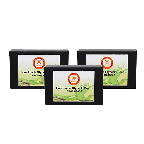 Lemon Grass Handmade Glycerin Soap Pack Of 3 - Feature: High Quality