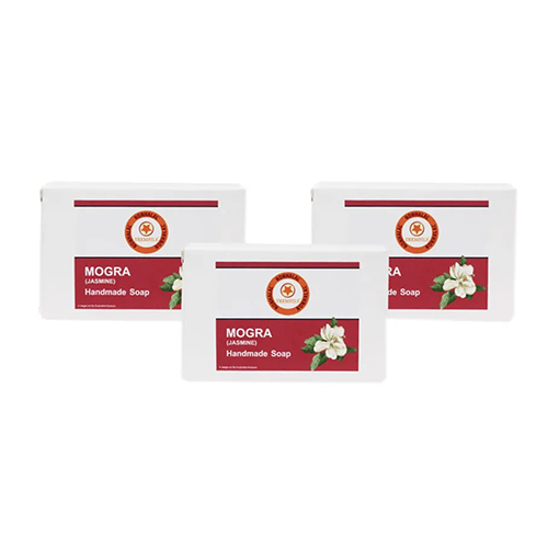 100 Gm Mogra Jasmine Handmade Soap Pack Of 3 - Feature: High Quality