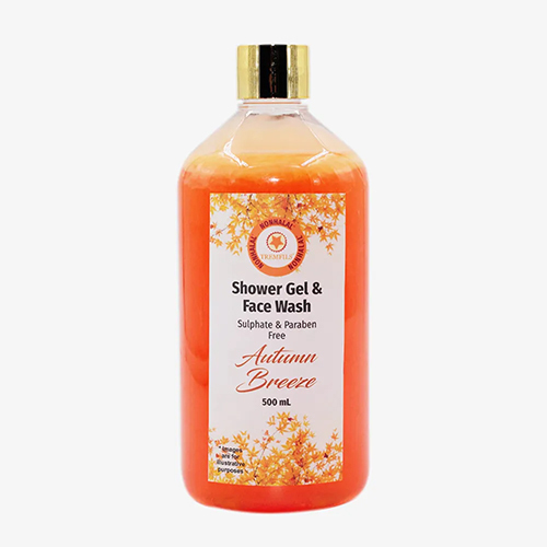 500 Ml Autumn Breeze Shower Gel And Face Wash - Characteristics: 100% Natural