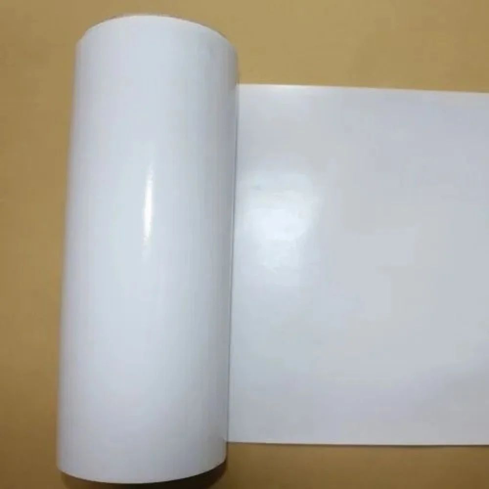 White Silicon 2 Side Coated Paper Roll & Sheets 40 GSM