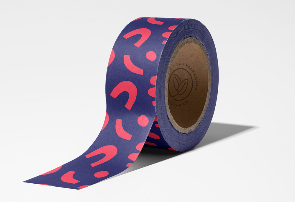 Logo Printed Bopp Tape - Color: Transperent