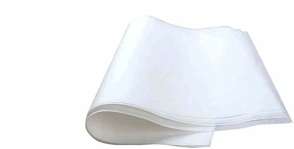 White Silicon 2 Side Coated Paper Roll & Sheets 40 GSM