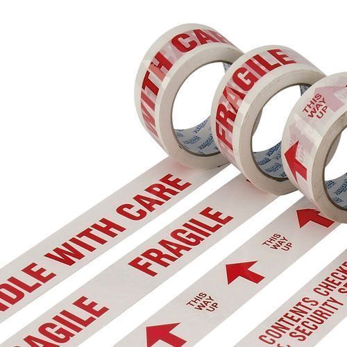 Logo Printed Bopp Tape - Color: Transperent