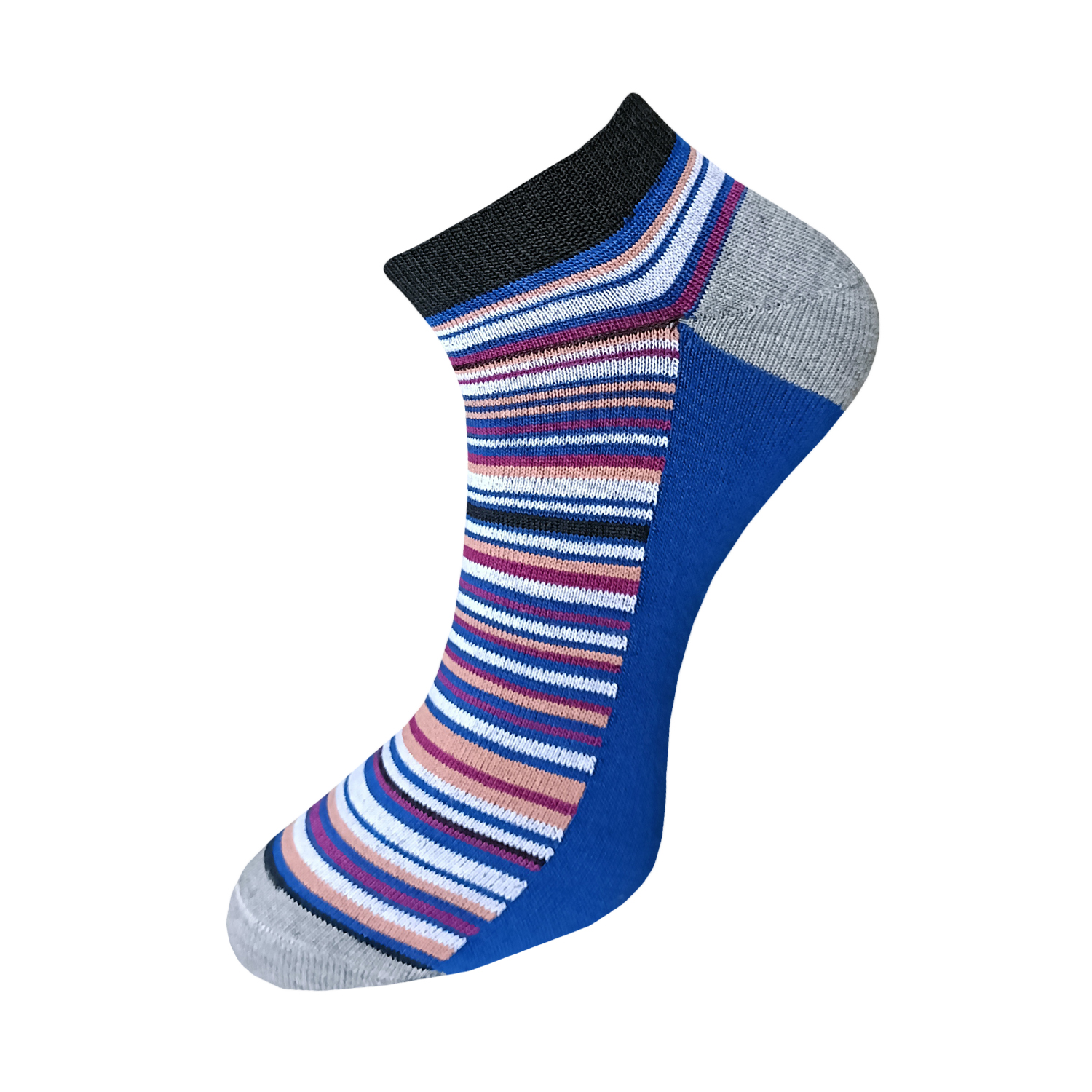 Black Cotton Socks - Poly Cotton Ankle Size