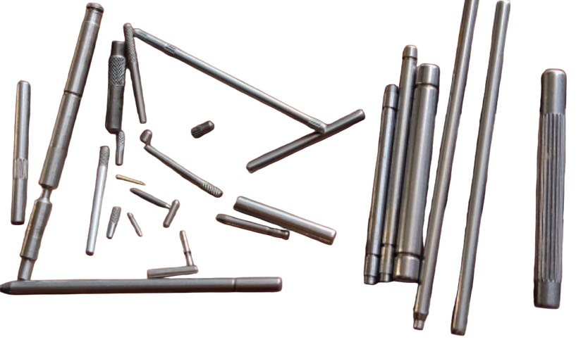 Stainless Steel Pins - Color: Silver