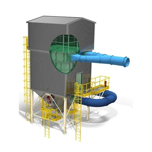 Dust Collection System For Cement - Mild Steel, 160 mm Dimensional Design | 90% Efficiency, Air Cooling System, 1-Year Warranty