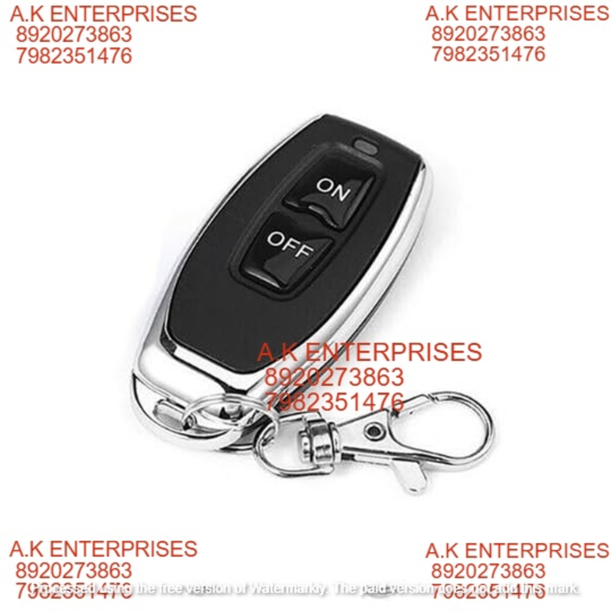 Dc 12v-30a Rf Wireless Remote Control System For Ground Wire Receiver Transmitter 433 Mhz (Black Remote, 2 Channel)