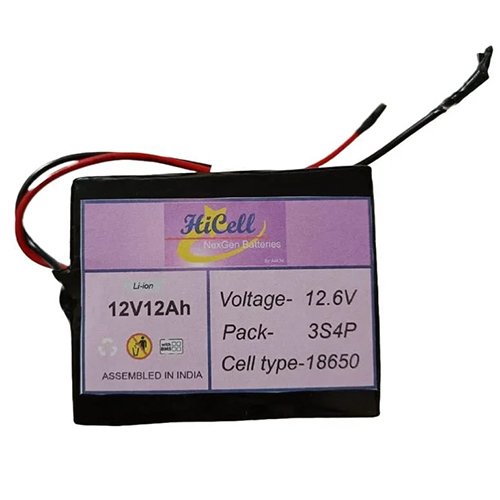 12Volt 12Ah Lithium Ion Agricultural Battery - Battery Capacity: 30 A   50Ah