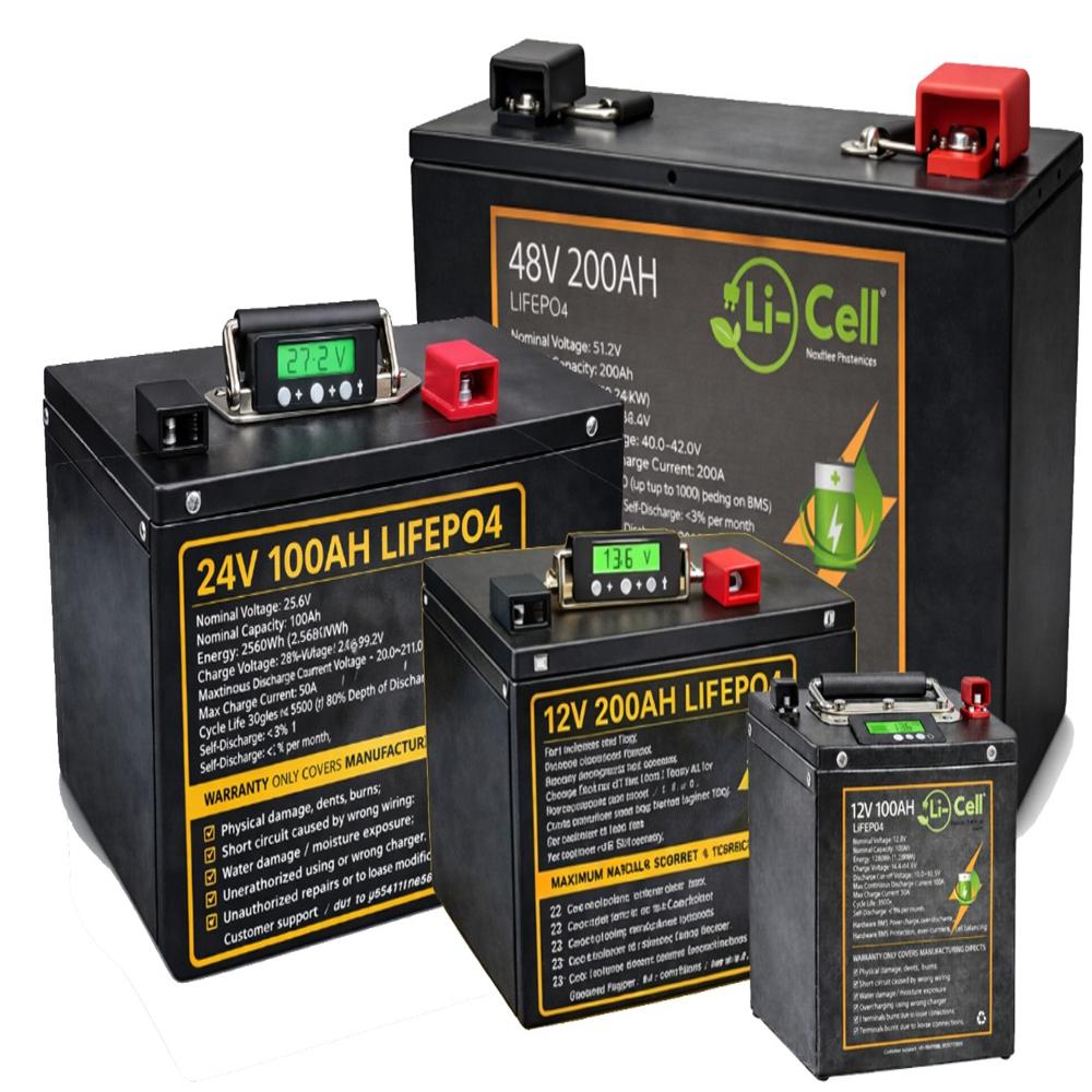 Lifepo4 Lithium Phosphate Battery Pack - 12v, 100ah | Bms Protection, Long Cycle Life, High Thermal Stability, Ideal For Renewable Energy And Backup Power