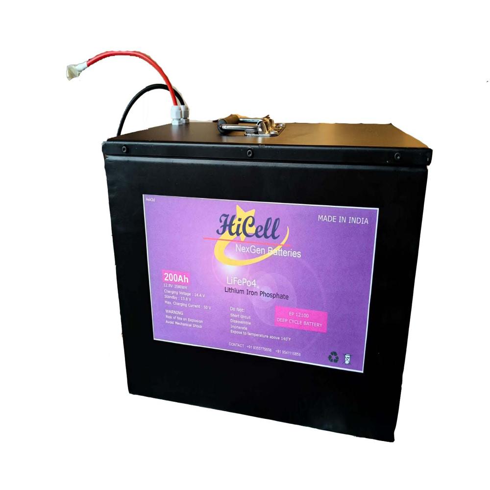 LiFePO4 Lithium Phosphate Battery Pack - 24V 100Ah Capacity | Advanced BMS Protection, High Stability & Longevity, Ideal for Solar Power & Off-Grid Applications