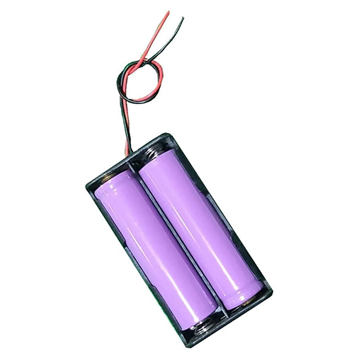 2600Mah 7.4 Volt Rechargeable Battery Lithium Ion 2 X 18650 Double Cell Battery Holder - Battery Capacity: 81 A   100Ah