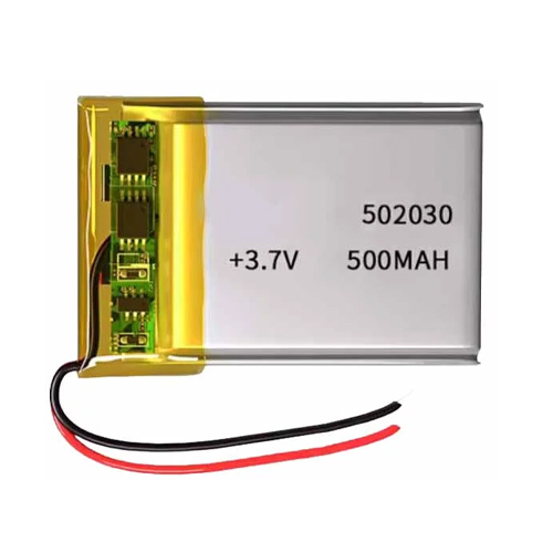 502030 500mAh 3.7V Rechargeable Lithium Polymer Battery