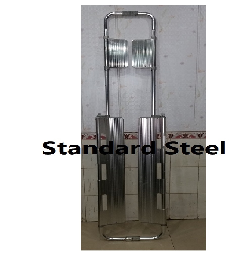 Aluminum Scoop Stretcher - Standard Steel & Aluminium Structure, 168x43x7cm To 224x45x10cm Dimensions, Supports Up To 159kg