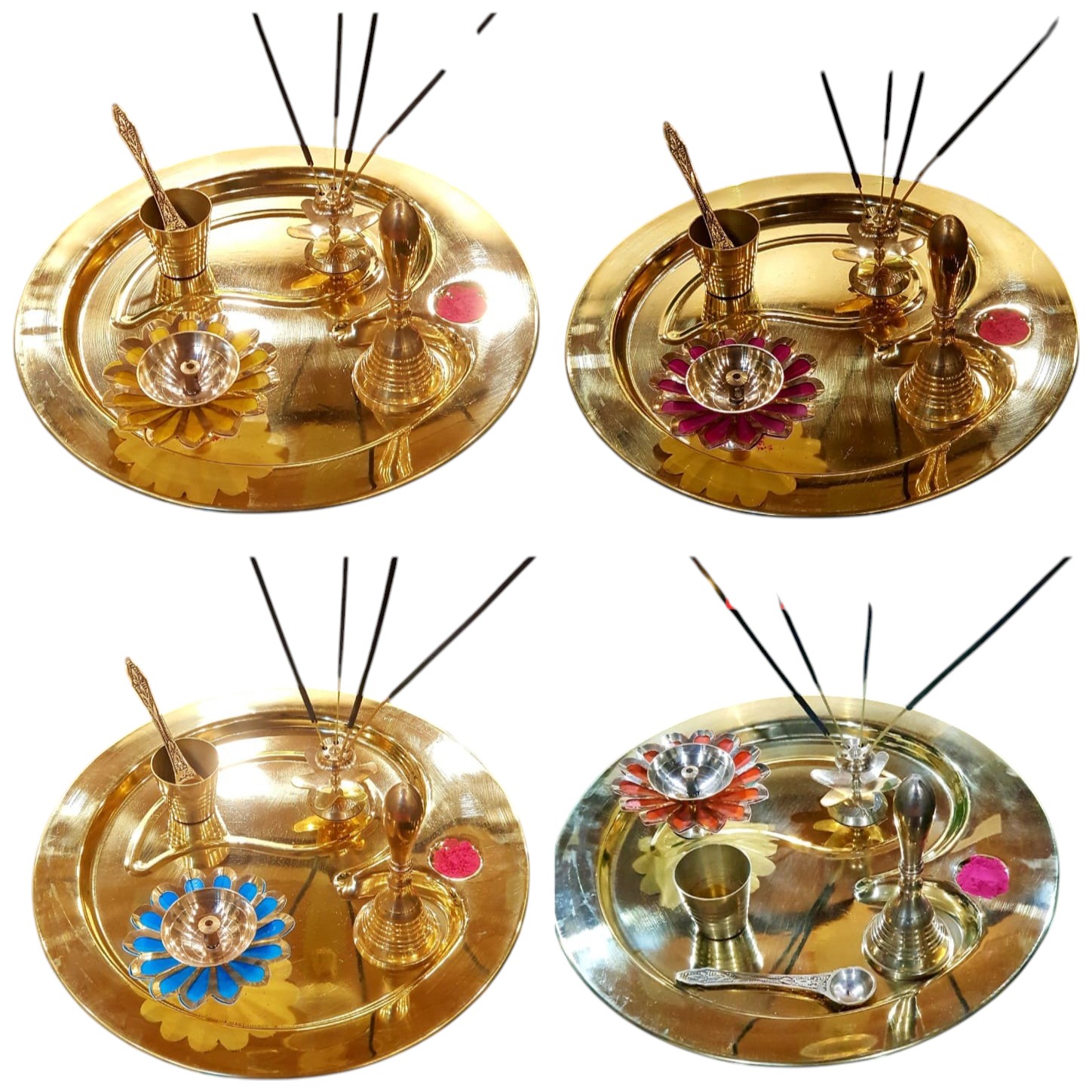 Brass Decorative Pooja Thaali #006