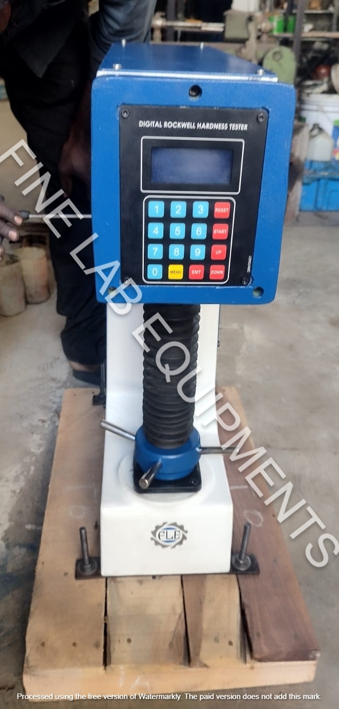 Digital Rockwell Hardness Tester Model-rasne - Color: White And Blue