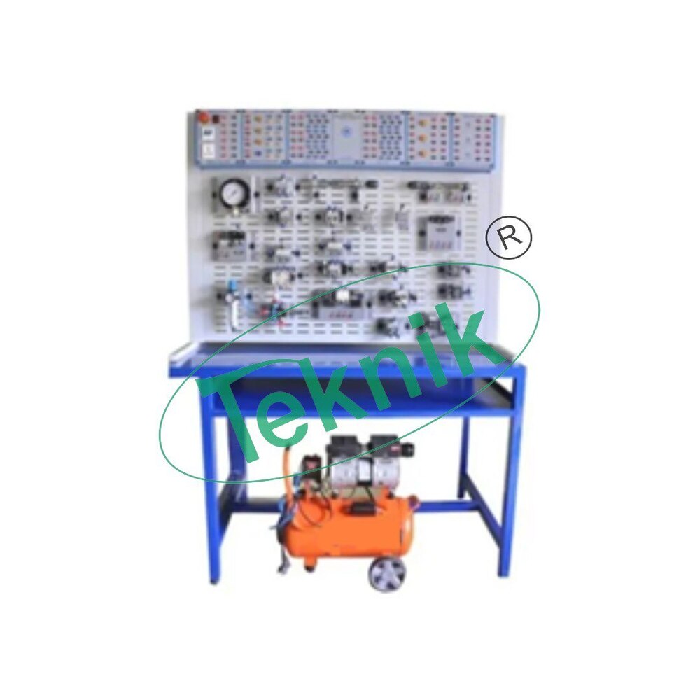 DEMONSTRATION WORKING MODEL OF PNEUMATIC CIRCUIT OF SPEED CONTROL OF PNEUMATIC MOTOR