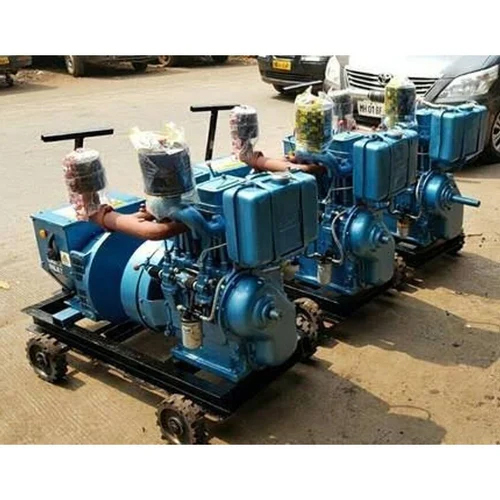 Silent Diesel Generator - Color: Blue