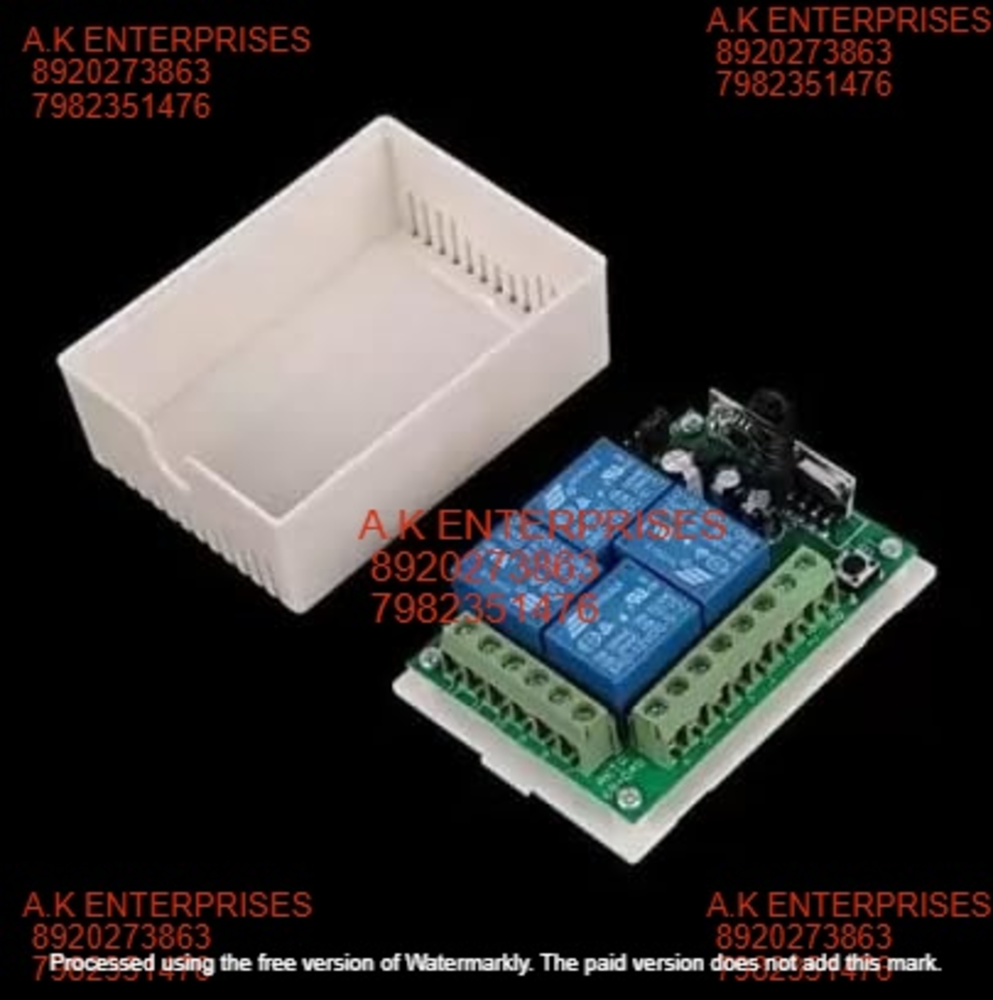 4 Channel Rf Wireless Remote Control Receiver Dc 12v Rf Relay, Smart Home 433mhz Electronic Components Electronic Hobby Kit