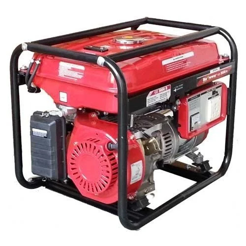 Portable Diesel Generator - Color: Red