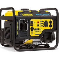 Champion Three Phase Generator - 5 Kva, 230 Volt (v) Rated Voltage, 50 Hertz (hz) Frequency | Electric Start, Reliable For Industrial, Commercial, And Residential Applications, Warranty Included