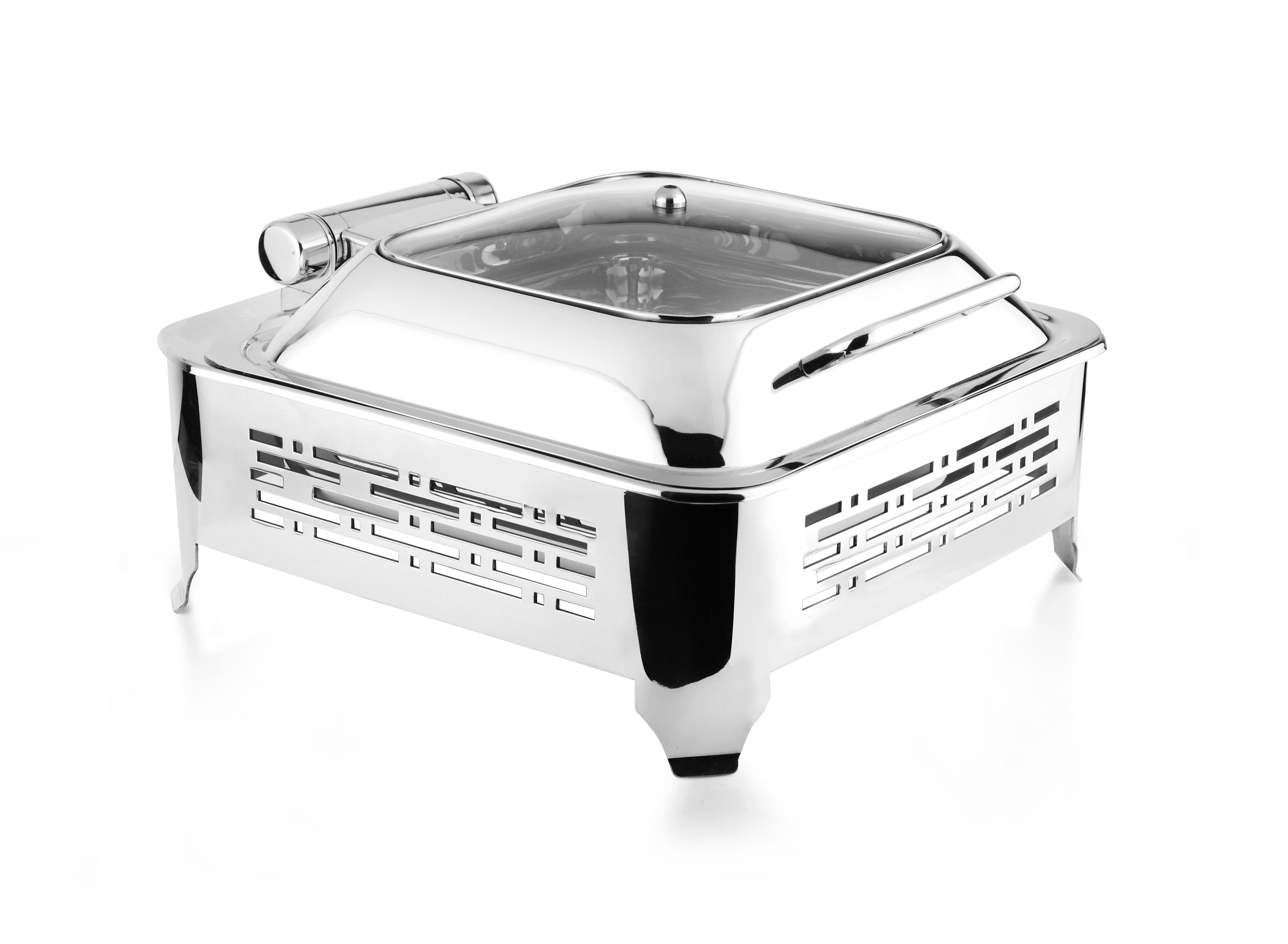 Stainless steel  Chafing Dish Electric - Rectangle / Round  / induction/ fuel base 10 liter / 7 liter capacity  Made in india