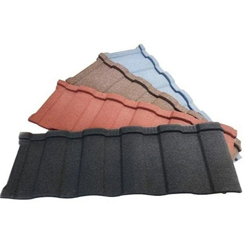 Colored Stone Coated Metal Roofing Sheet - Color: Multicolor