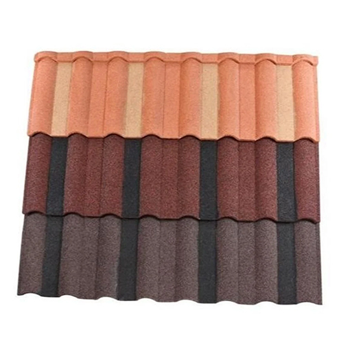 Stone Color Coated Metal Roofing Sheet - Color: Multicolor