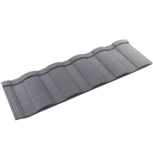 Latim Stone Coated Metal Roofing Sheet - Color: Gray