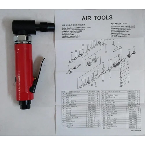 Angle Air Die Grinder