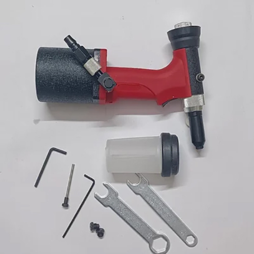 Pneumatic Pop Rivet Gun - Color: Black And Red